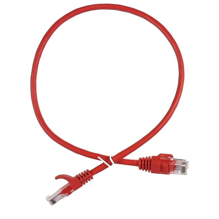 Патч-корд червоний EServer UTP CAT5e 0.25м Патч-корд червоний EServer UTP CAT5e 0.25м