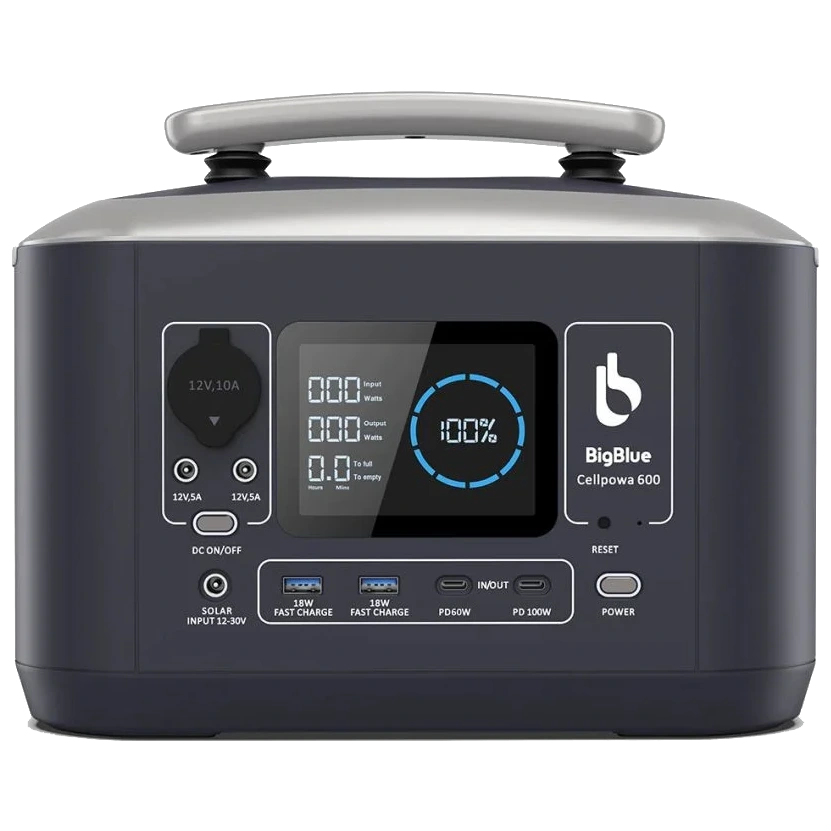 Портативне джерело живлення BigBlue CP600 600Вт 537.6 Вт•ч Портативне джерело живлення BigBlue CP600 600Вт 537.6 Вт•ч