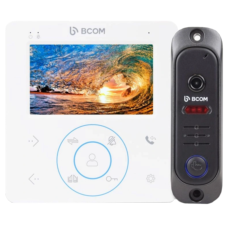 Комплект відеодомофона BCOM BD-480 White Kit Комплект відеодомофона BCOM BD-480 White Kit