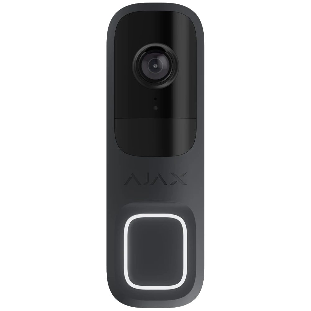 Відеодзвінок Ajax Doorbell graphite RAL 7024 Відеодзвінок Ajax Doorbell graphite RAL 7024
