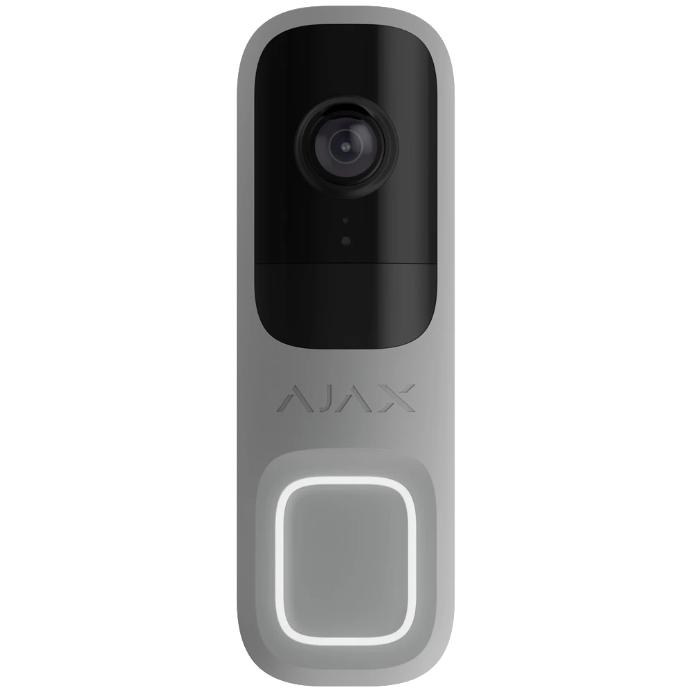 Відеодзвінок Ajax Doorbell Grey RAL 7004 Відеодзвінок Ajax Doorbell Grey RAL 7004