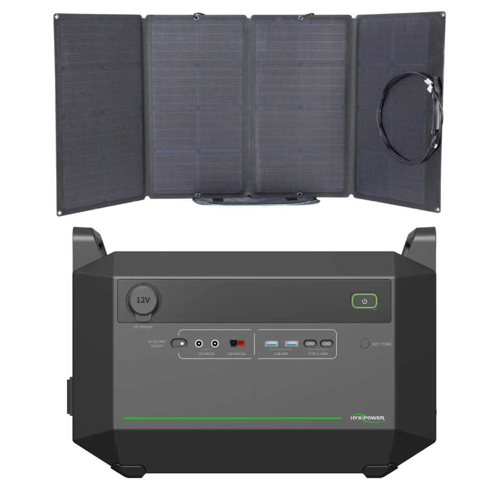 Система автономного живлення однофазна HYXiPower HYX-EA1000 +  EcoFlow 110W