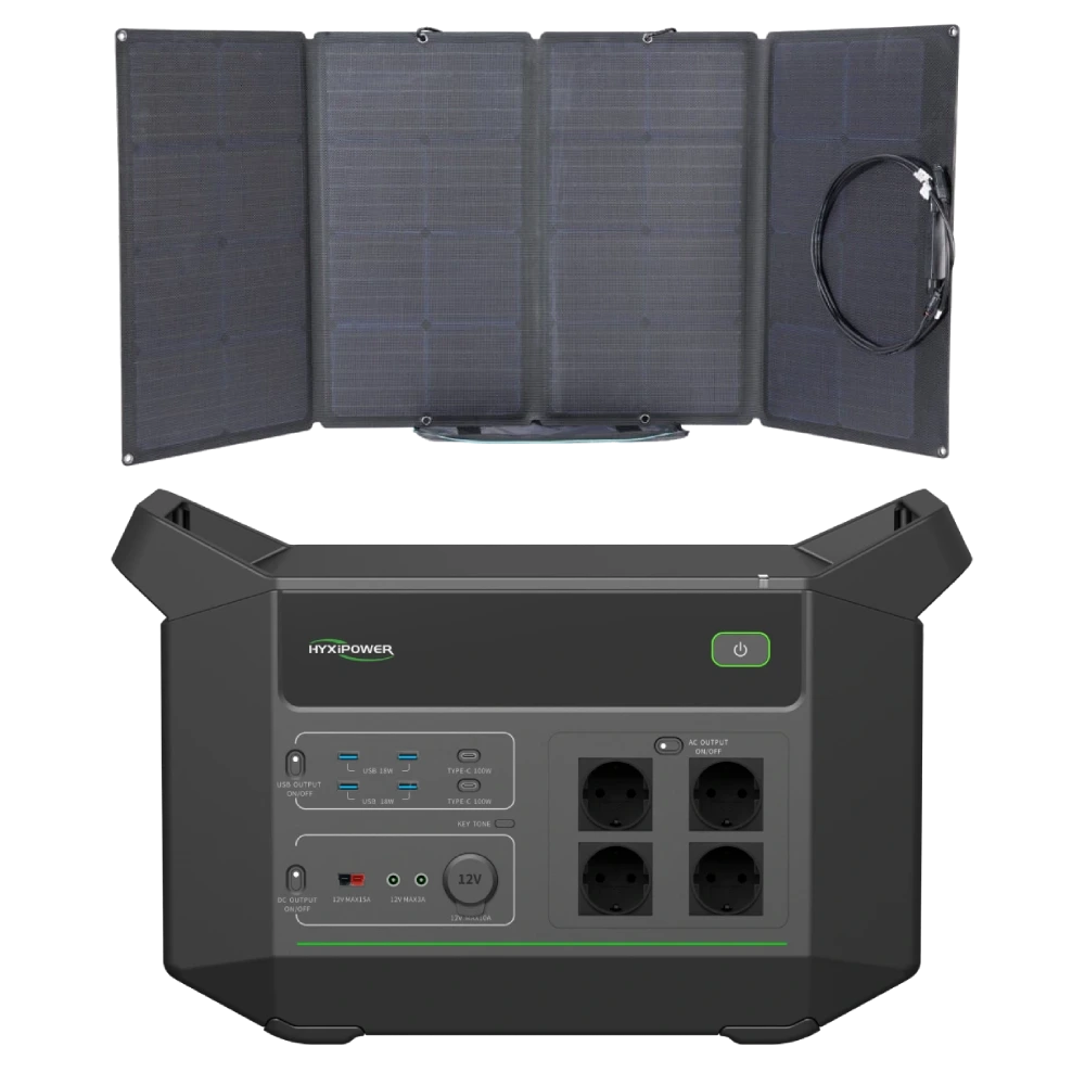 Система автономного живлення однофазна HYXiPower HYX-EA2000 + EcoFlow 110W