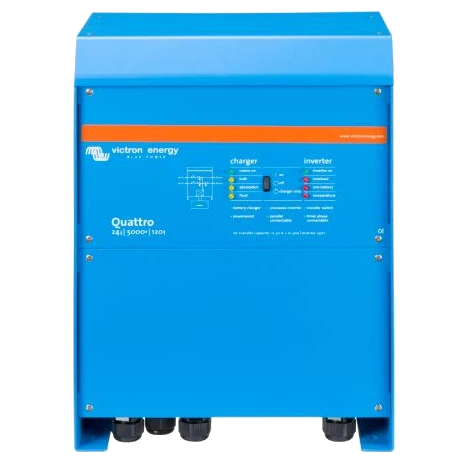 Інвертор VictronEnergy Quattro 24/5000/120-100/100 однофазный чистая синусоида Інвертор VictronEnergy Quattro 24/5000/120-100/100 однофазный чистая синусоида