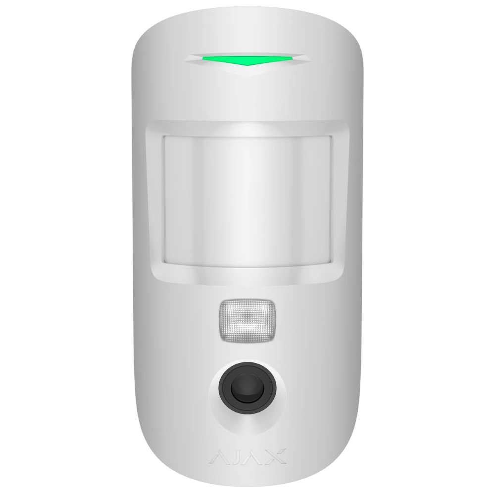 Бездротовий сповіщувач руху Ajax Superior MotionCam HD (PhOD) Jeweller white с камерой