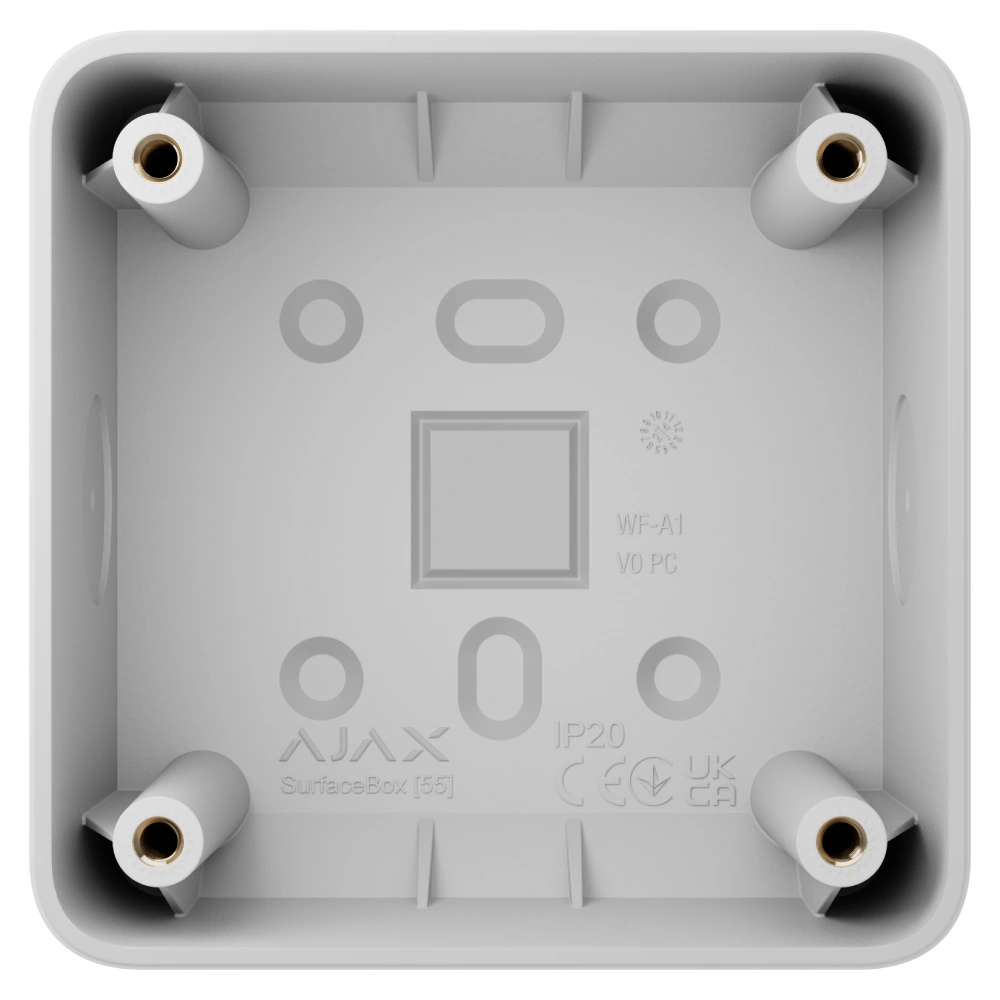 Монтажна коробка Ajax SurfaceMounting box white Монтажна коробка Ajax SurfaceMounting box white