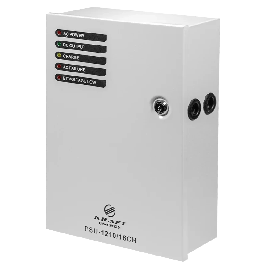 Джерело безперебійного живлення Kraft PSU-1210/16CH Джерело безперебійного живлення Kraft PSU-1210/16CH