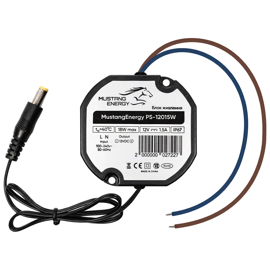 Блок питания Mustang Energy PS-12015W IP67 Блок питания Mustang Energy PS-12015W IP67