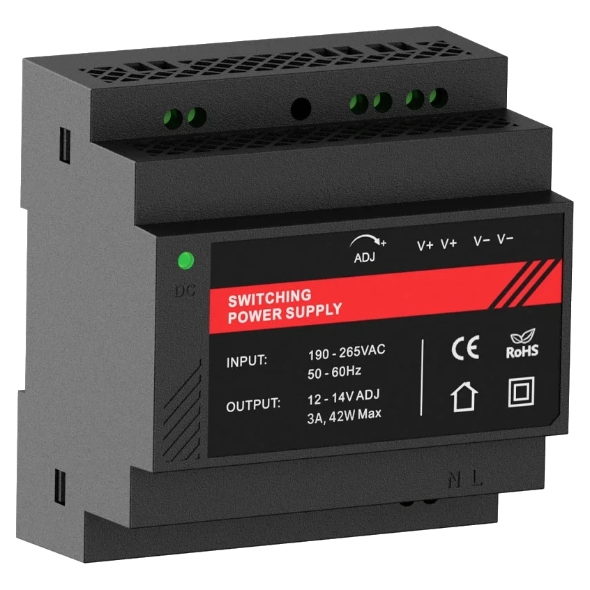 Джерело безперебійного живлення Kraft PSU-1203DIN(P) Джерело безперебійного живлення Kraft PSU-1203DIN(P)