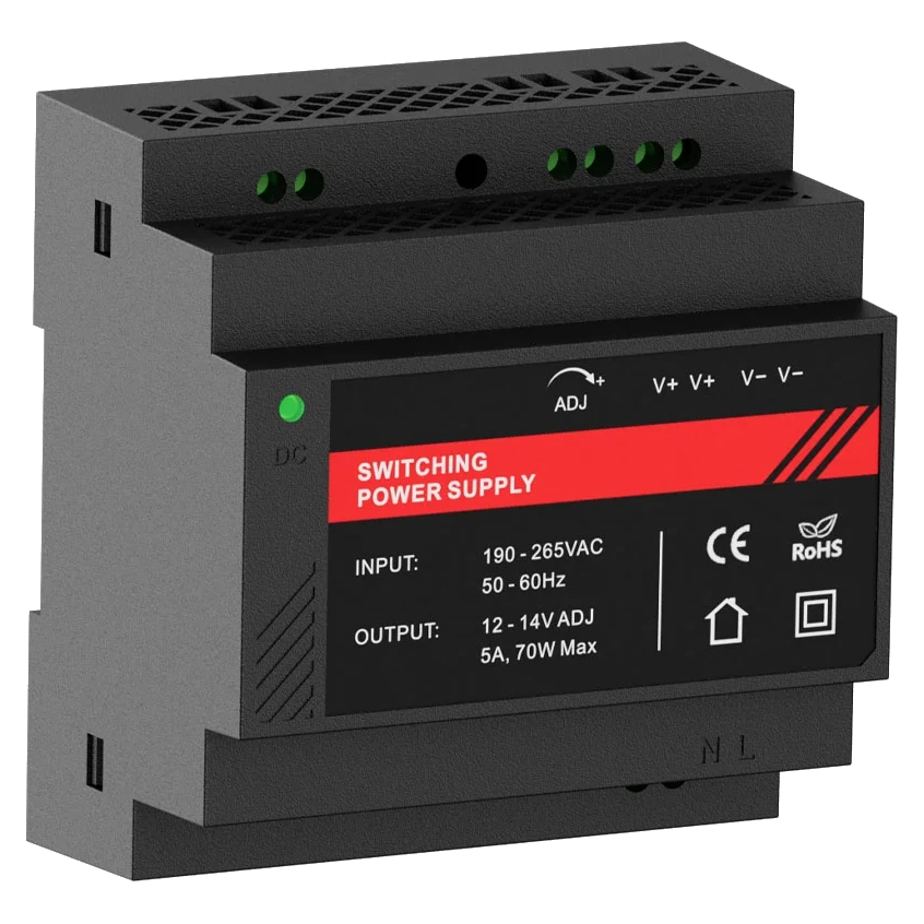 Джерело безперебійного живлення Kraft PSU-1205DIN(P) Джерело безперебійного живлення Kraft PSU-1205DIN(P)