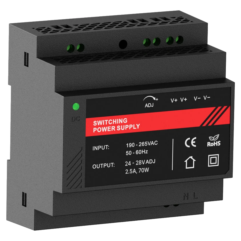 Джерело безперебійного живлення Kraft PSU-24025DIN(P) Джерело безперебійного живлення Kraft PSU-24025DIN(P)