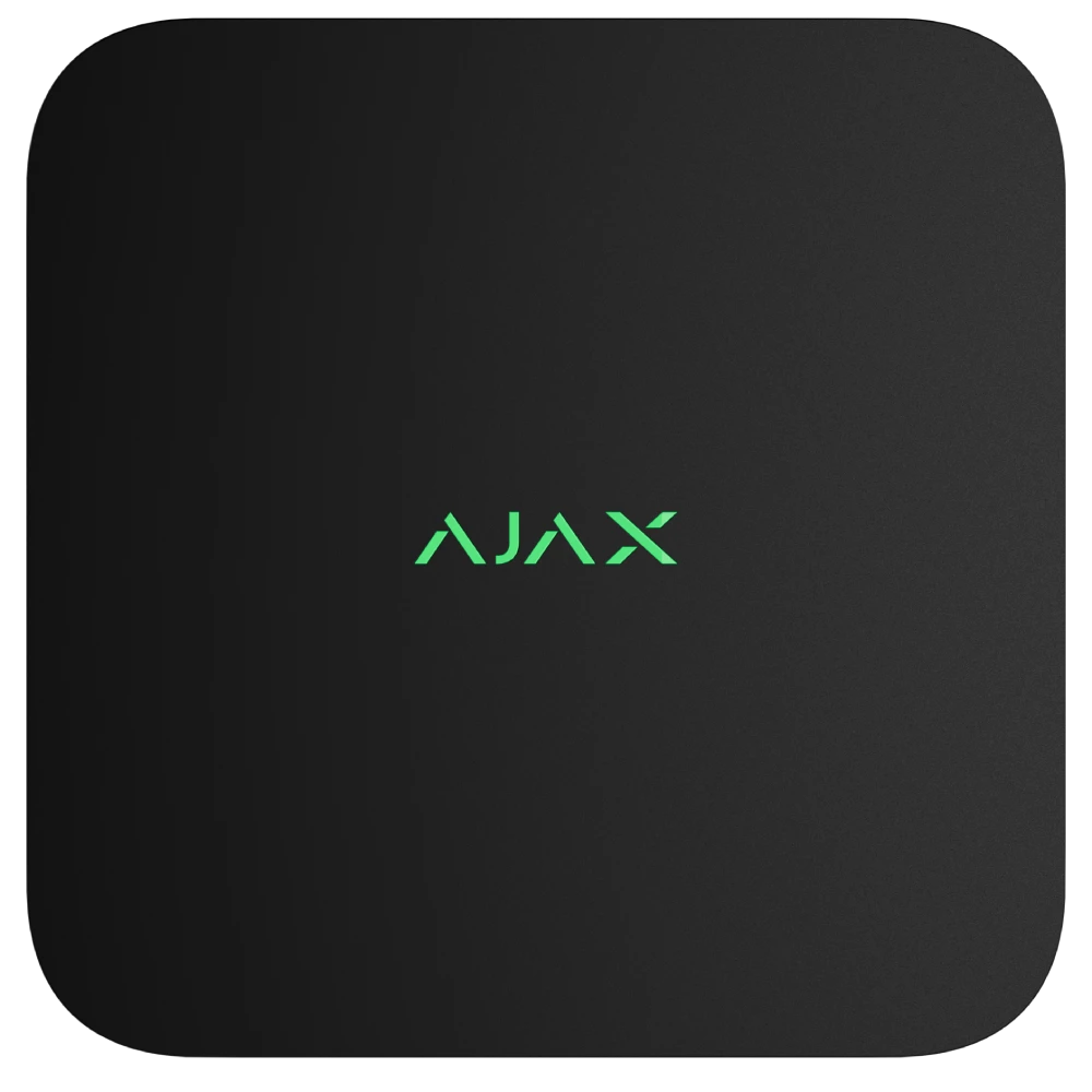 Відеореєстратор Ajax NVR DC (8ch) black Відеореєстратор Ajax NVR DC (8ch) black