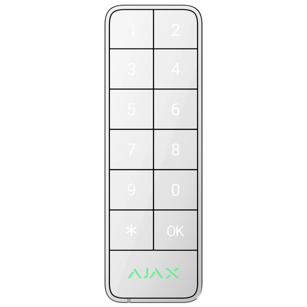 Дротова клавіатура Ajax Superior Keypad Outdoor Fibra white Дротова клавіатура Ajax Superior Keypad Outdoor Fibra white