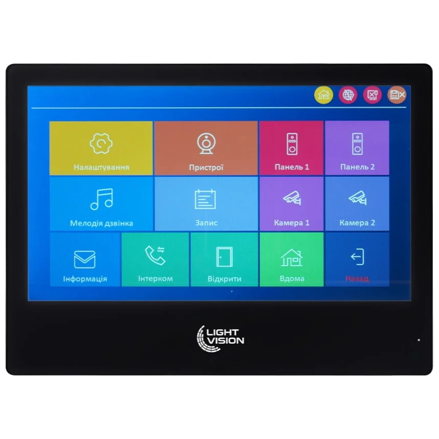Видеодомофон Light Vision SINGAPORE WiFi FHD BLACK (AI) 10