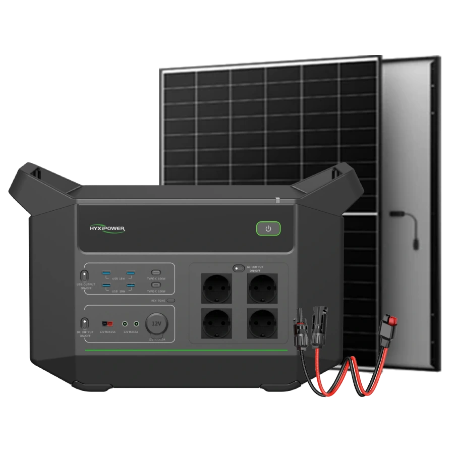 Система автономного живлення однофазна HYXiPower HYX-EA2000 + AIKO-A475-MAH54Mw 475 Вт