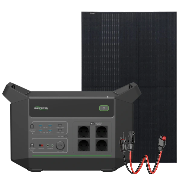 Система автономного живлення однофазна HYXiPower HYX-EA2500 + Risen Solar RSM40-8-400MB Full Black