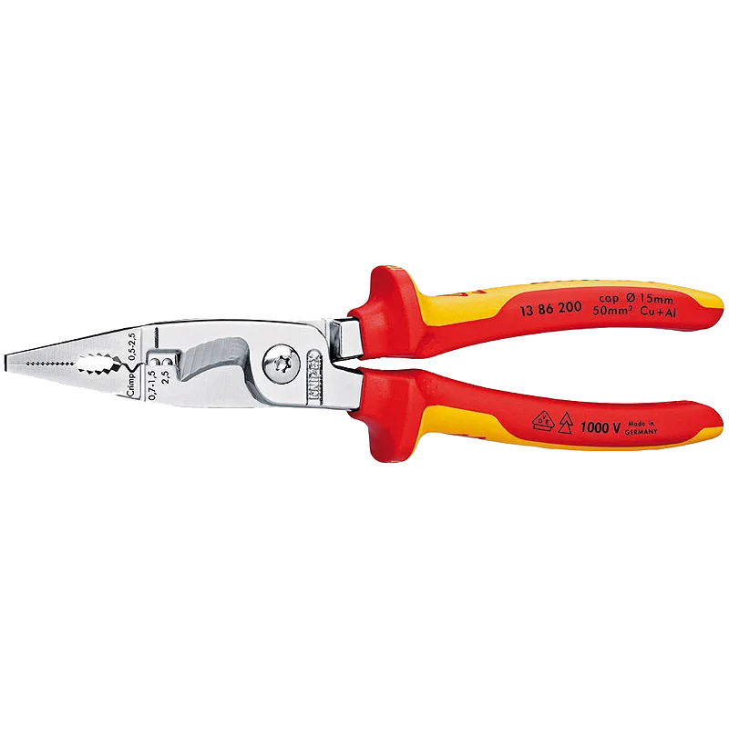 Многофункциональные клещи KNIPEX 13 86 200 Многофункциональные клещи KNIPEX 13 86 200