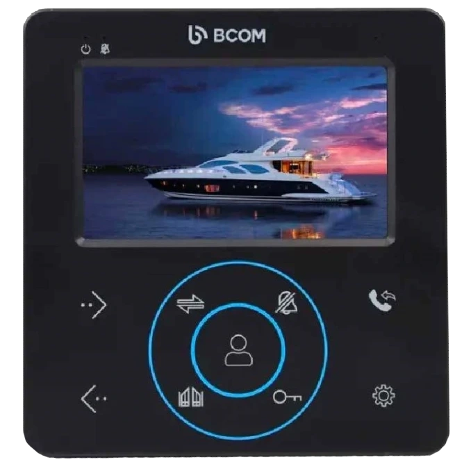 Відеодомофон BCOM BD-480 Black Відеодомофон BCOM BD-480 Black