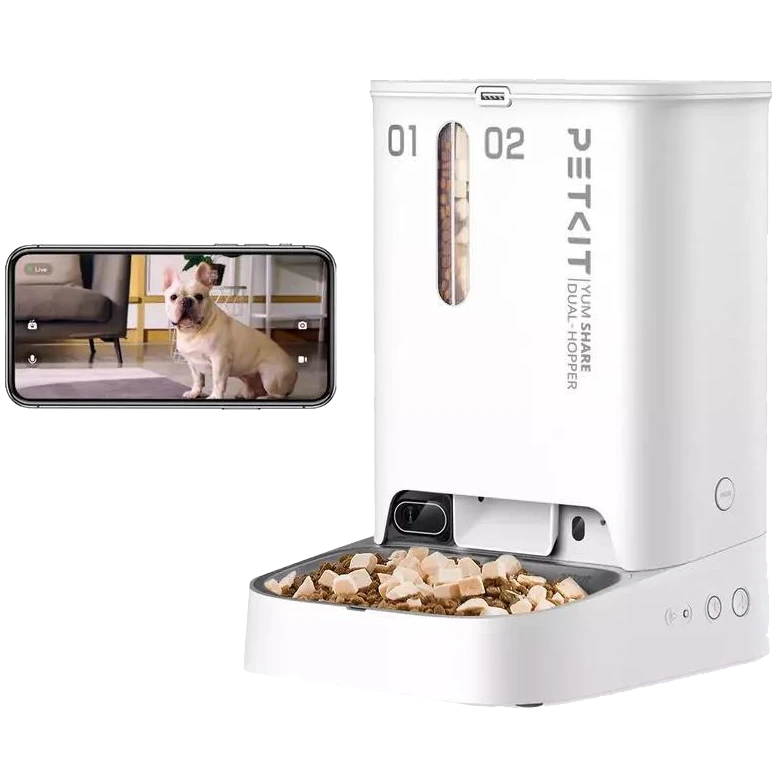 Смарт годівниця PETKIT YUMSHARE DUAL-HOPPER with Cam P591 Смарт годівниця PETKIT YUMSHARE DUAL-HOPPER with Cam P591