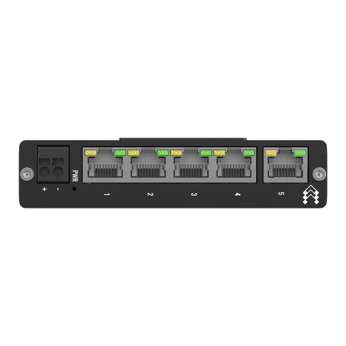 Комутатор 5 портів некерований Teltonika TSW010 с монтажом на DIN-рейку Комутатор 5 портів некерований Teltonika TSW010 с монтажом на DIN-рейку