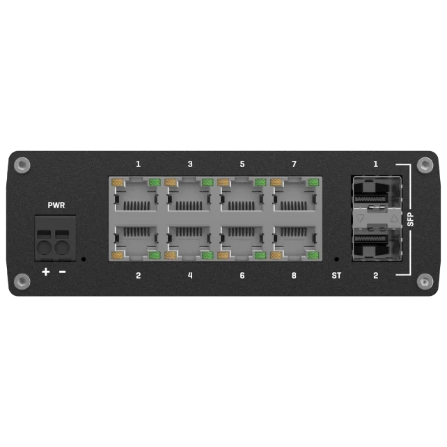 Комутатор 8 портів керований Teltonika TSW212 Комутатор 8 портів керований Teltonika TSW212