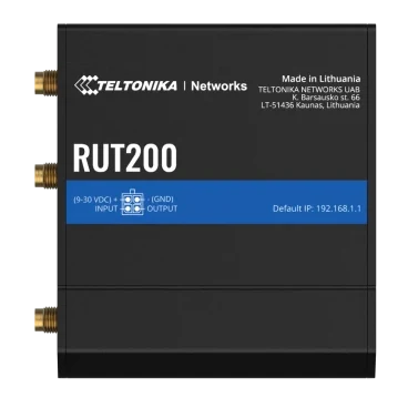 Промисловий стільниковий маршрутизатор Teltonika RUT200 c 4G LTE, Wi-Fi Промисловий стільниковий маршрутизатор Teltonika RUT200 c 4G LTE, Wi-Fi