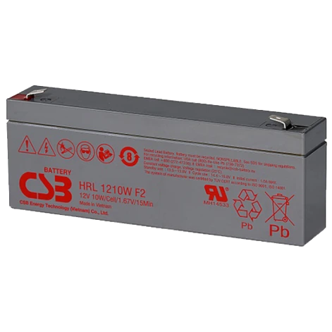 Акумуляторна батарея CSB HRL1210W F2FR 12В 2.3А•ч Акумуляторна батарея CSB HRL1210W F2FR 12В 2.3А•ч