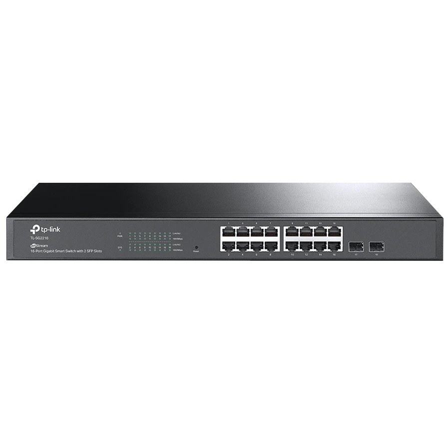 Комутатор 16 портів керований TP-LINK SG2218 SFP Комутатор 16 портів керований TP-LINK SG2218 SFP