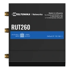 Промисловий стільниковий маршрутизатор Teltonika RUT260 c 4G LTE, Wi-Fi Промисловий стільниковий маршрутизатор Teltonika RUT260 c 4G LTE, Wi-Fi