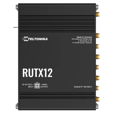 Промисловий стільниковий маршрутизатор Teltonika RUTX12 Промисловий стільниковий маршрутизатор Teltonika RUTX12