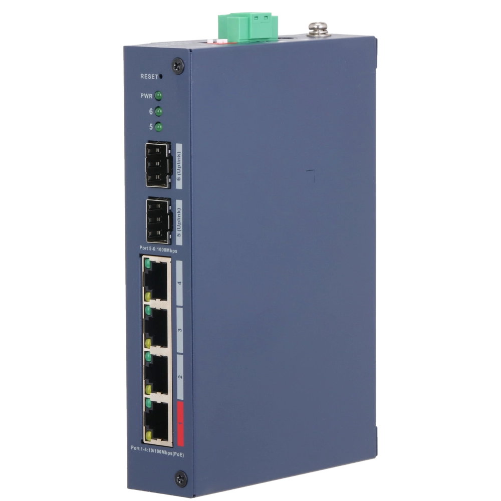 Комутатор 6 портів керований Dahua DH-CHS4206-4ET-90 PoE Комутатор 6 портів керований Dahua DH-CHS4206-4ET-90 PoE