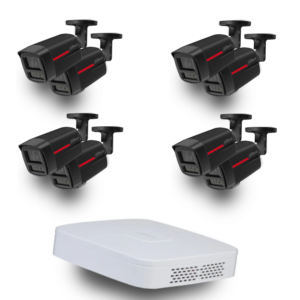 Dahua WizColor Kit - Buy and Try! (8х DH-IPC-HFW2449TL-S-PRO-BE +1 х NVR2108-I2) Dahua WizColor Kit - Buy and Try! (8х DH-IPC-HFW2449TL-S-PRO-BE +1 х NVR2108-I2)
