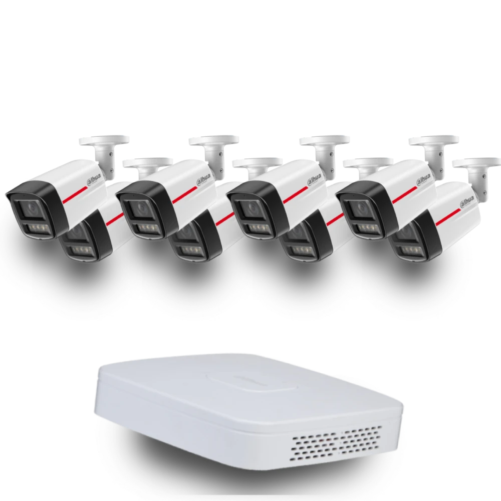 Dahua WizColor Kit - Buy and Try! (8х DH-IPC-HFW2449TL-S-PRO +1 х NVR2108-I2) Dahua WizColor Kit - Buy and Try! (8х DH-IPC-HFW2449TL-S-PRO +1 х NVR2108-I2)
