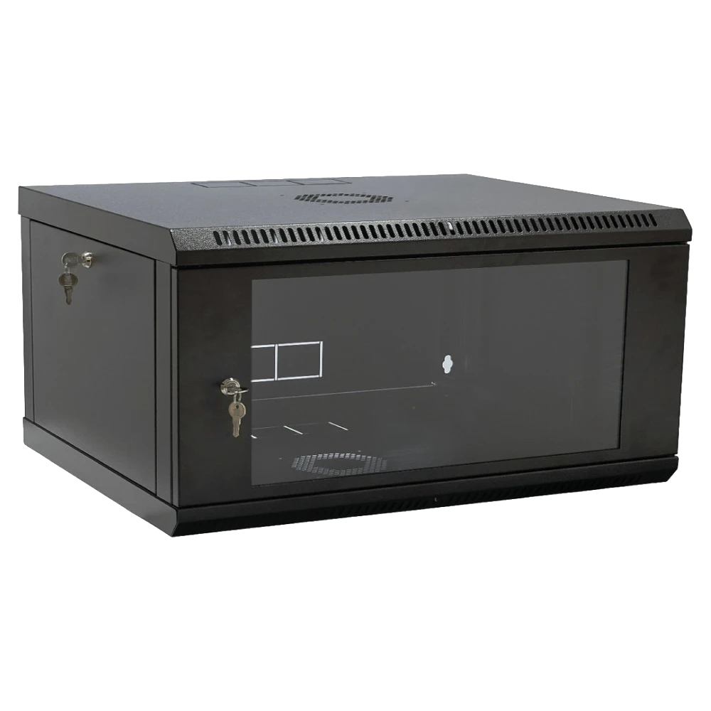 Шафа 19 4U 600x400x284мм акриловое стекло, черная