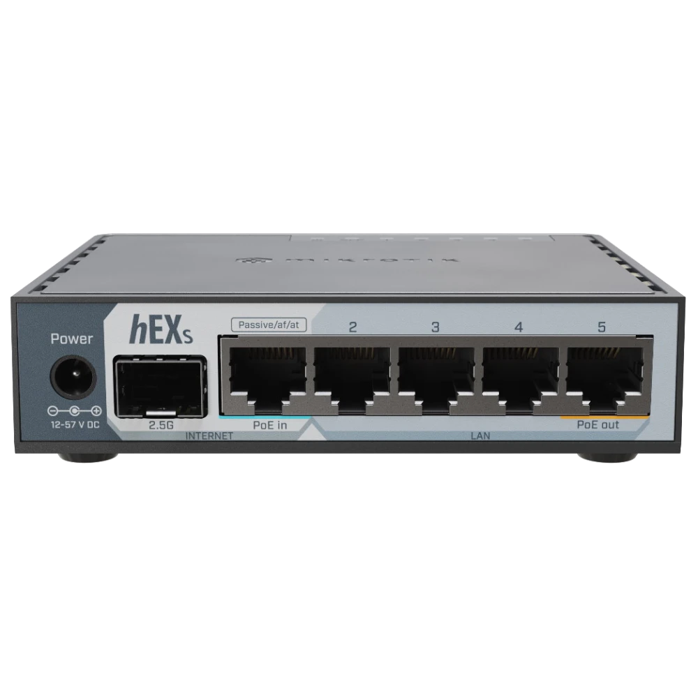 Маршрутизатор MikroTik hEX S (2025) (E60iUGS) Маршрутизатор MikroTik hEX S (2025) (E60iUGS)