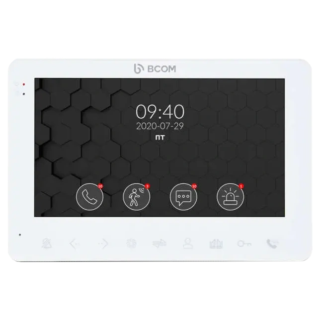 Відеодомофон BCOM BD-780FHD White Відеодомофон BCOM BD-780FHD White