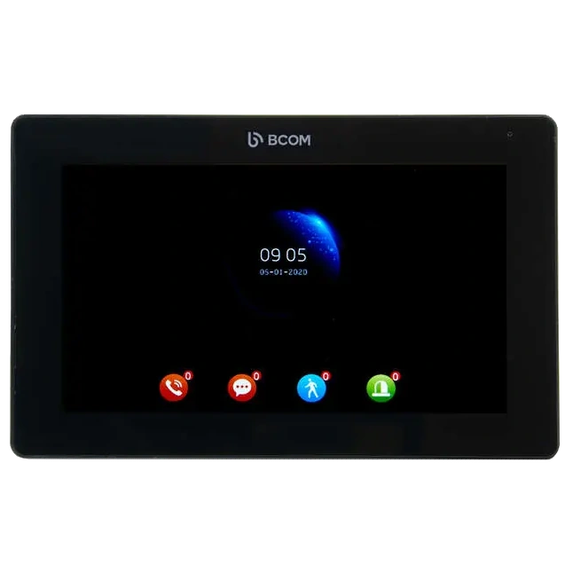 Відеодомофон BCOM BD-770FHD Black Відеодомофон BCOM BD-770FHD Black