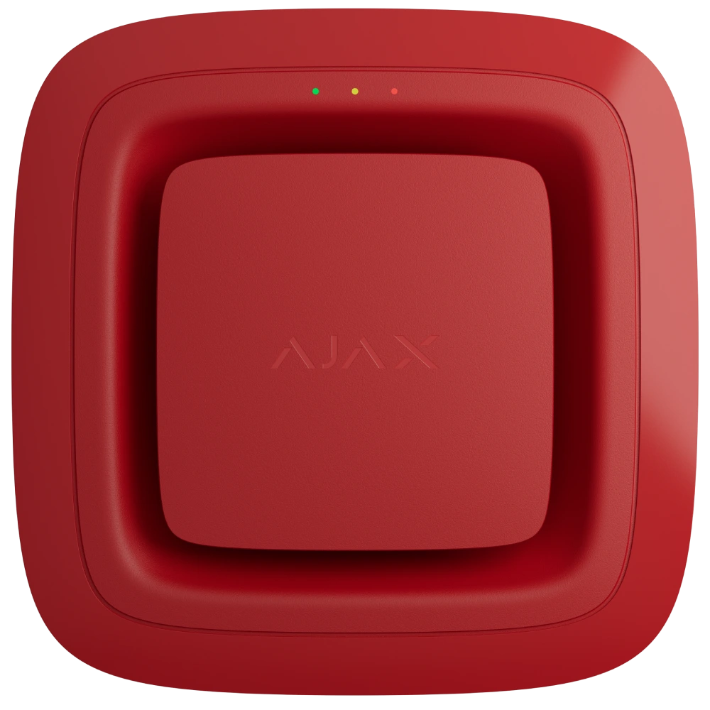Сповіщувач Ajax EN54 FireProtect (Sounder) red пожарный звуковой