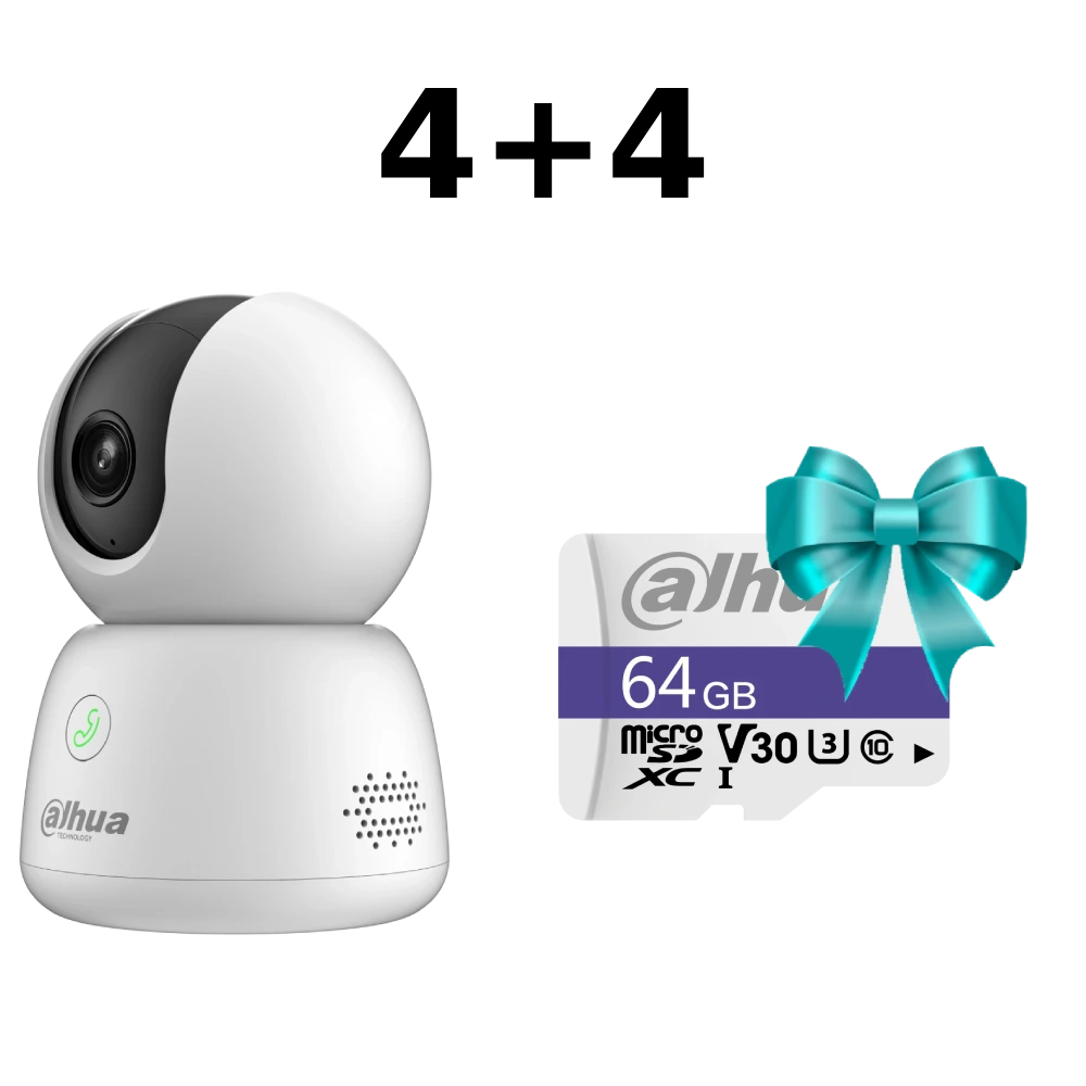 Комплект Dahua 4+4 DH-H5B 5МП Wi-Fi панорамная Комплект Dahua 4+4 DH-H5B 5МП Wi-Fi панорамная