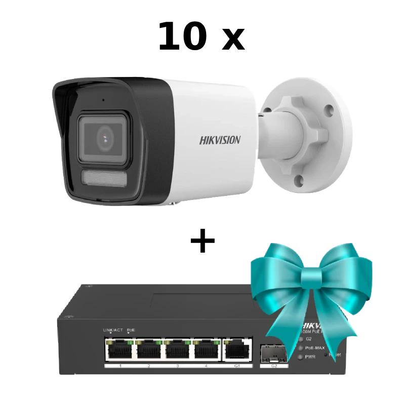 IP відеокамера Hikvision DS-2CD1043G2-IUF 4МП (4мм) с микрофоном IP відеокамера Hikvision DS-2CD1043G2-IUF 4МП (4мм) с микрофоном