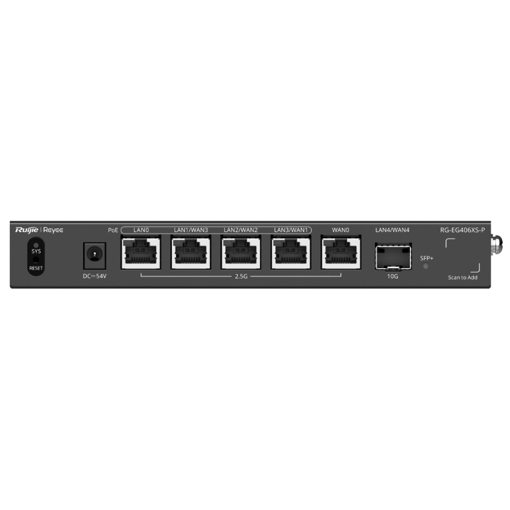Роутер Ruijie Reyee RG-EG406XS-P Роутер Ruijie Reyee RG-EG406XS-P