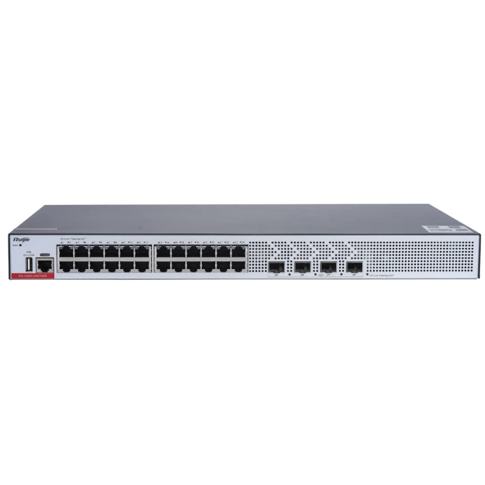 Комутатор 24 порти керований Ruijie Reyee RG-CS83-24GT4XS L3 Комутатор 24 порти керований Ruijie Reyee RG-CS83-24GT4XS L3
