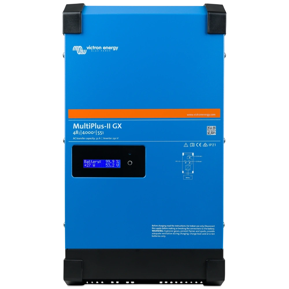 Інвертор VictronEnergy MultiPlus-II 48/4k5/55-32 GX 230V однофазный чистая синусоида Інвертор VictronEnergy MultiPlus-II 48/4k5/55-32 GX 230V однофазный чистая синусоида
