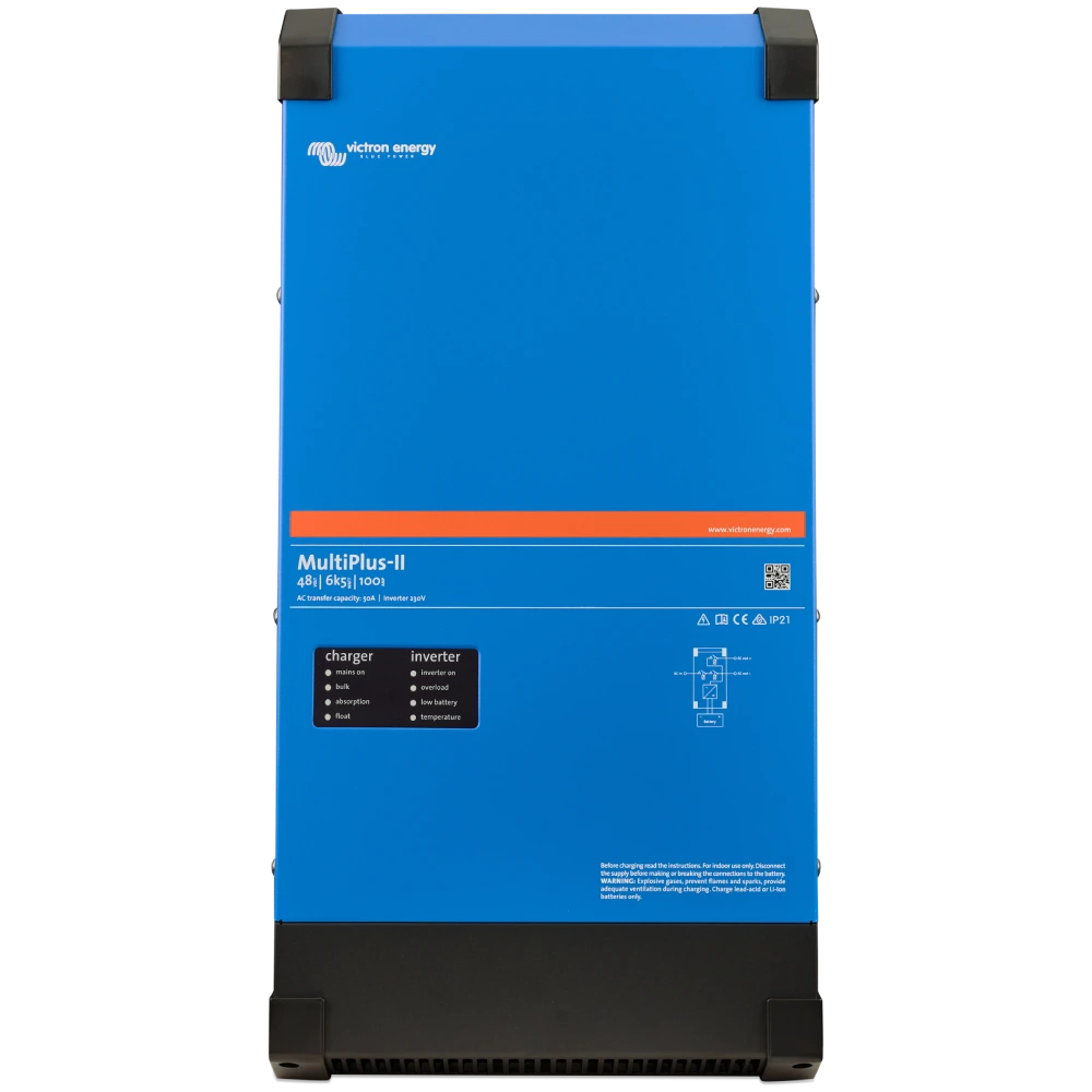 Інвертор VictronEnergy MultiPlus-II 48/6k5/100-50 230V однофазный чистая синусоида Інвертор VictronEnergy MultiPlus-II 48/6k5/100-50 230V однофазный чистая синусоида