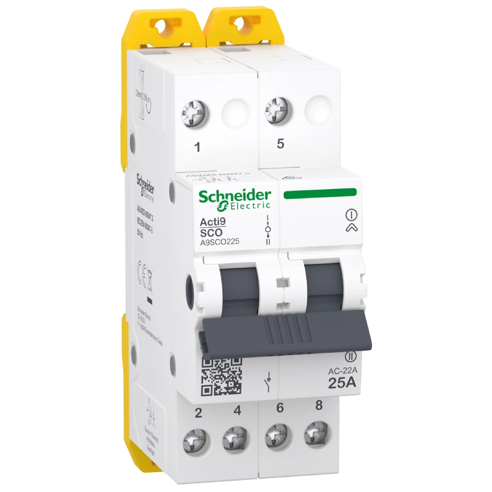 Перемикач 3-х позиційний Schneider Electric iSSW Acti9 2P 25 A Перемикач 3-х позиційний Schneider Electric iSSW Acti9 2P 25 A