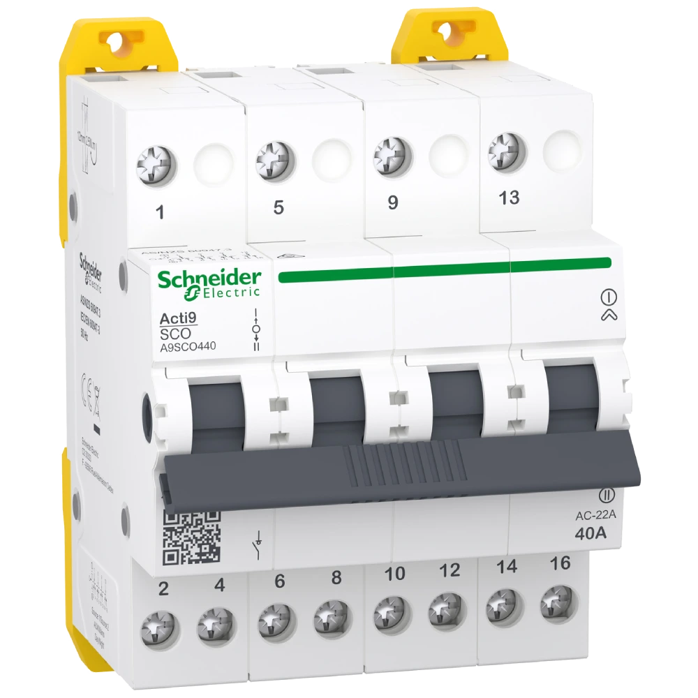 Перемикач 3-х позиційний Schneider Electric iSSW Acti9 4P 40A Перемикач 3-х позиційний Schneider Electric iSSW Acti9 4P 40A