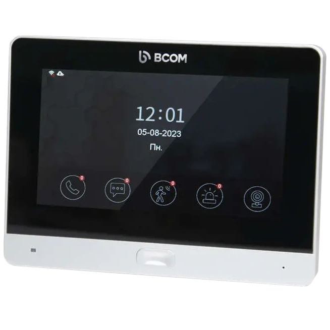 Відеодомофон BCOM BD-760FHD/T Silver Відеодомофон BCOM BD-760FHD/T Silver