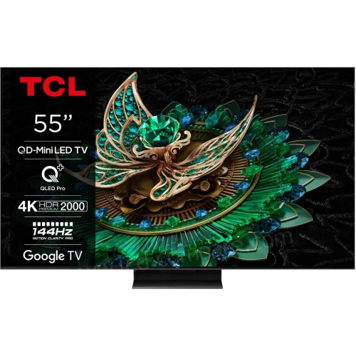Телевізор TCL 55C89B MiniLED 4K 144Hz Smart Google TV Titan ONKYO Телевізор TCL 55C89B MiniLED 4K 144Hz Smart Google TV Titan ONKYO