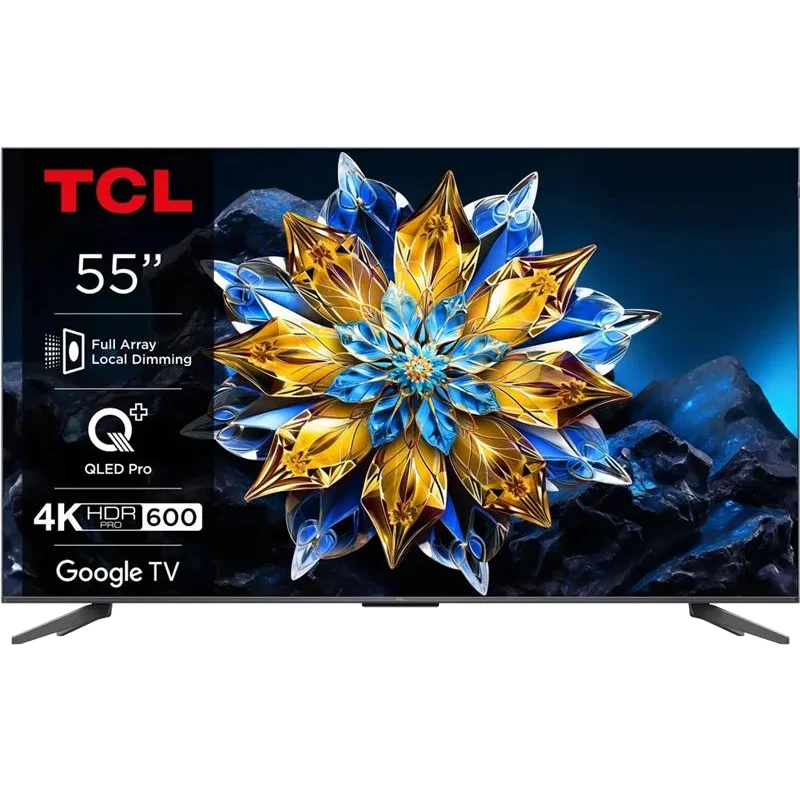 Телевізор TCL 55C69BPRO Pro 4K Smart Google TV Titan ONKYO Телевізор TCL 55C69BPRO Pro 4K Smart Google TV Titan ONKYO