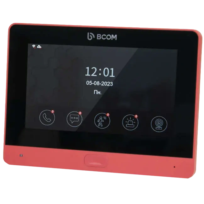 Відеодомофон BCOM BD-760FHD/T Red Відеодомофон BCOM BD-760FHD/T Red